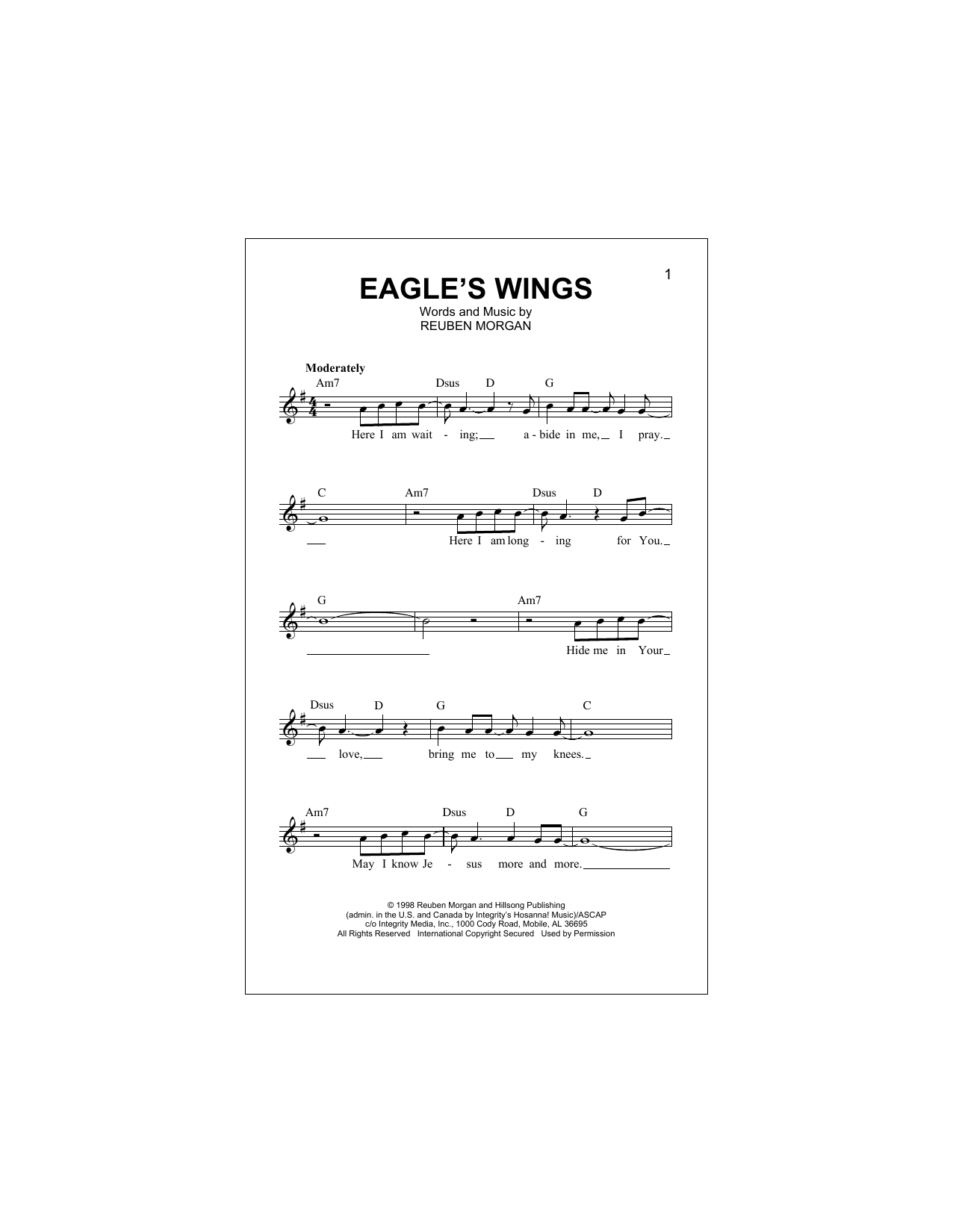 Download Katinas Eagle's Wings Sheet Music