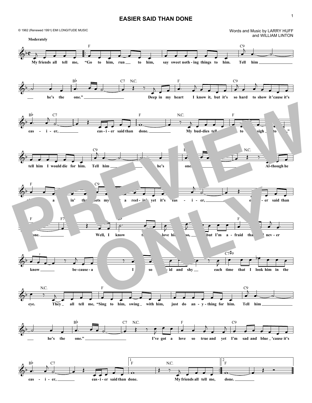 Download The Essex Easier Said Than Done Sheet Music