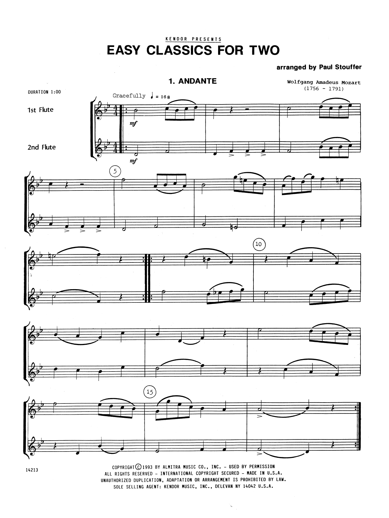 Download Paul Stouffer Easy Classics For Two Sheet Music