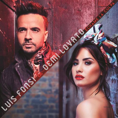 Download Luis Fonsi and Demi Lovato Echame La Culpa Sheet Music and Printable PDF Score for Piano, Vocal & Guitar (Right-Hand Melody)
