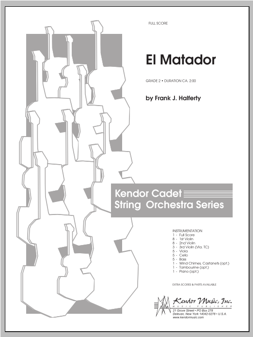 Download Halferty El Matador - Full Score Sheet Music