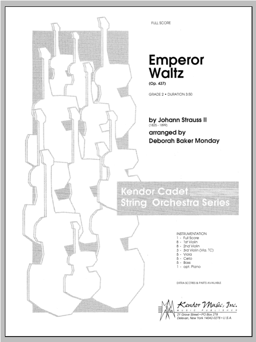 Download Monday Emperor Waltz (Opus 437) - Full Score Sheet Music