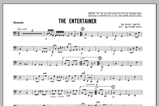 Download Sacci Entertainer, The - Bassoon Sheet Music
