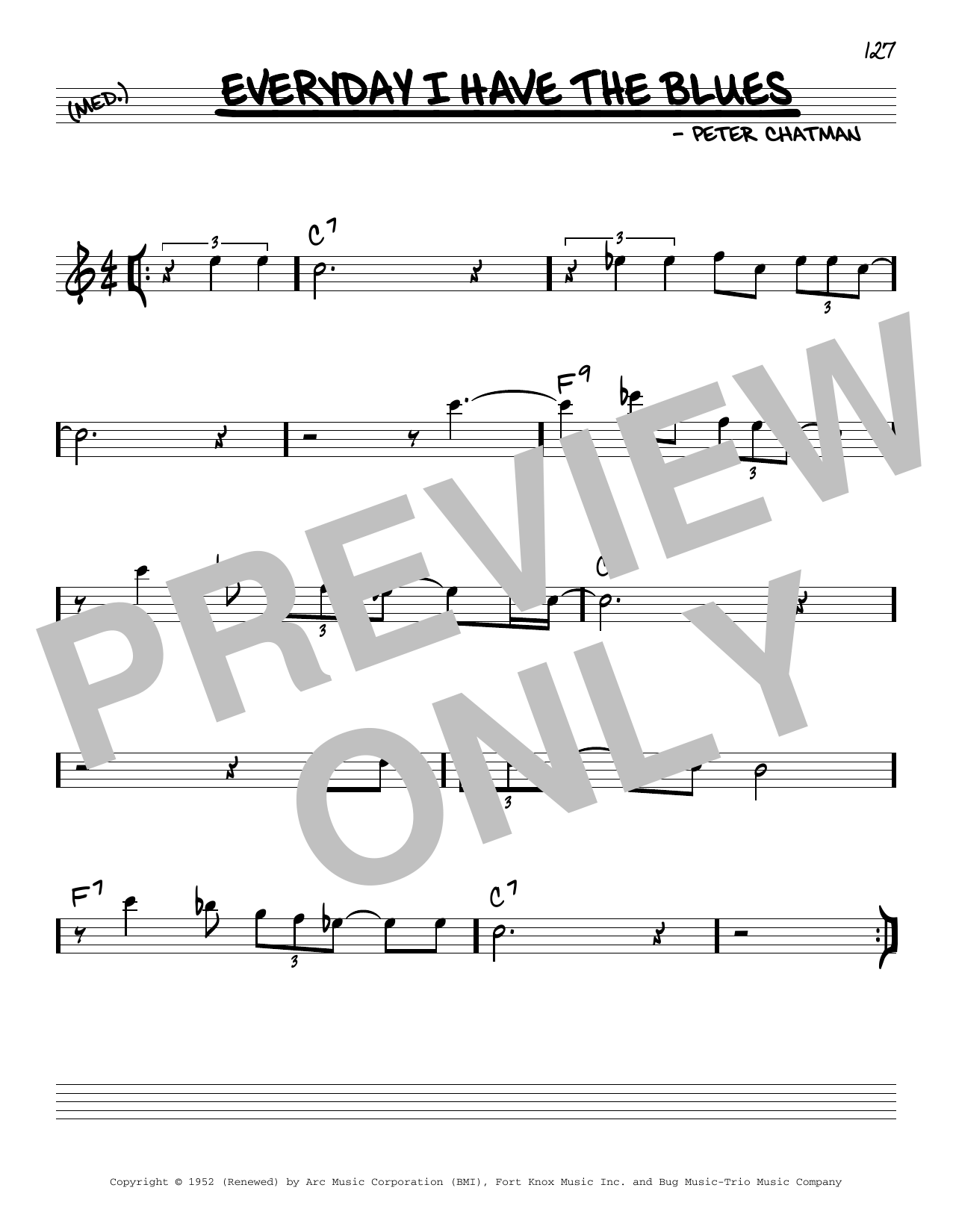 Download B.B. King Every Day I Have The Blues Sheet Music