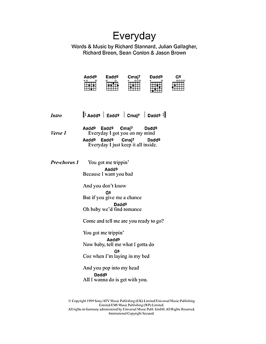 Download Five Everyday Sheet Music
