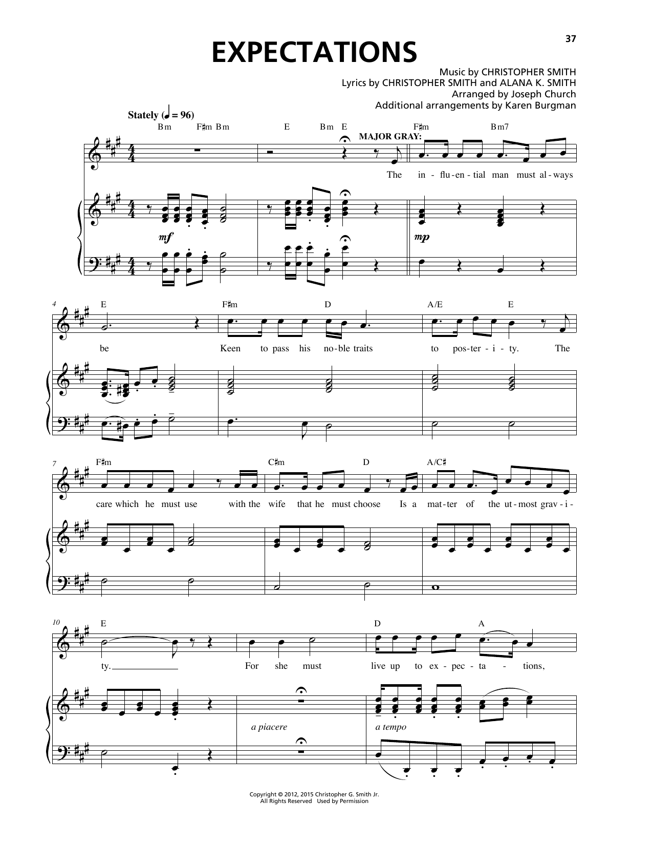 Download Christopher Smith Expectations Sheet Music
