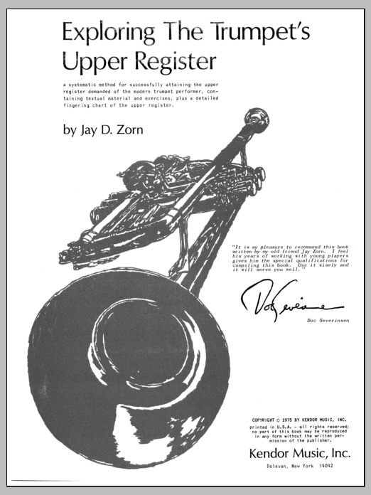 Download Zorn Exploring The Trumpet's Upper Register Sheet Music