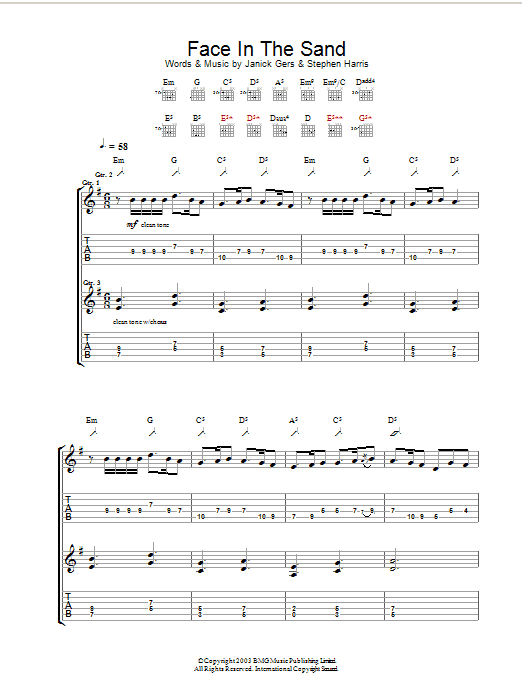 Download Iron Maiden Face In The Sand Sheet Music