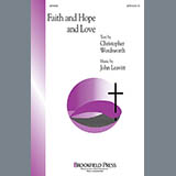 Download or print Faith And Hope And Love Sheet Music Printable PDF 3-page score for Pop / arranged SATB Choir SKU: 97735.