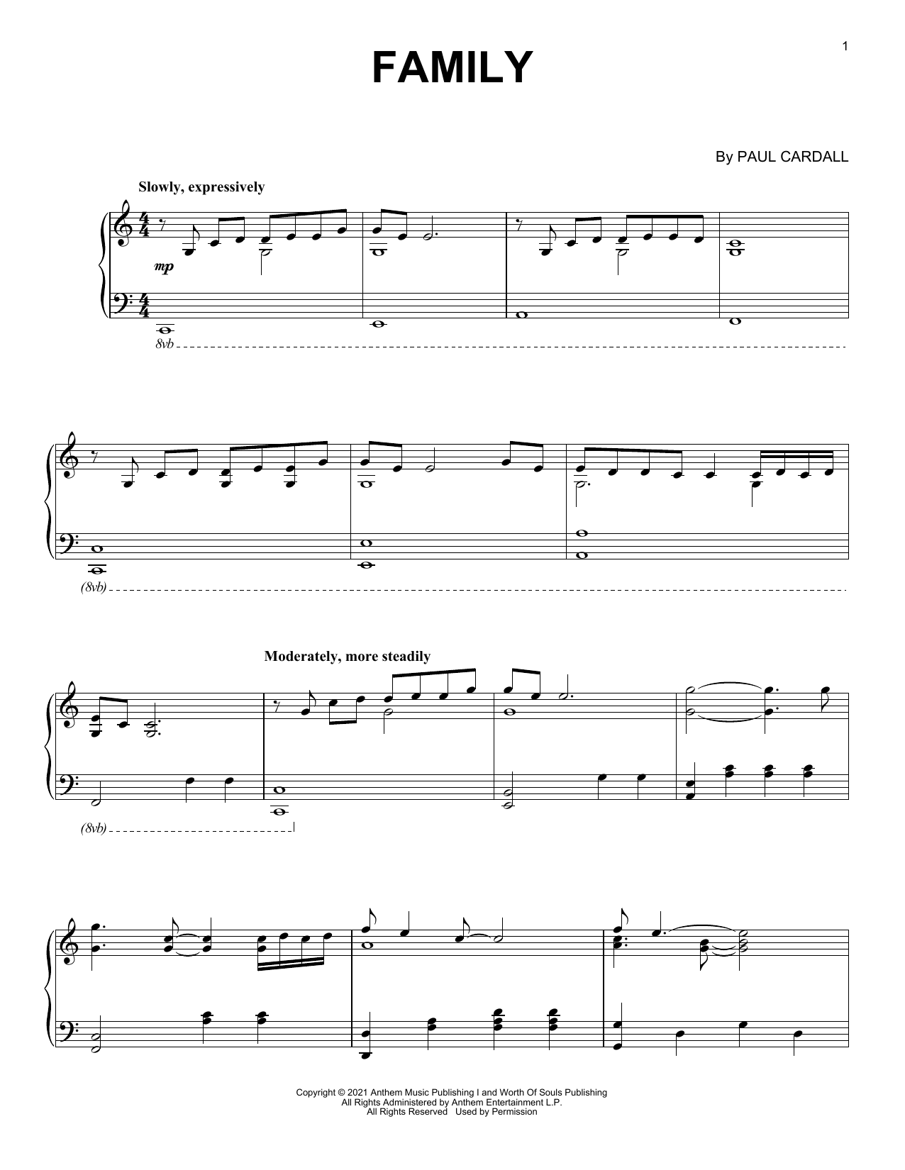 Download Paul Cardall Family Sheet Music