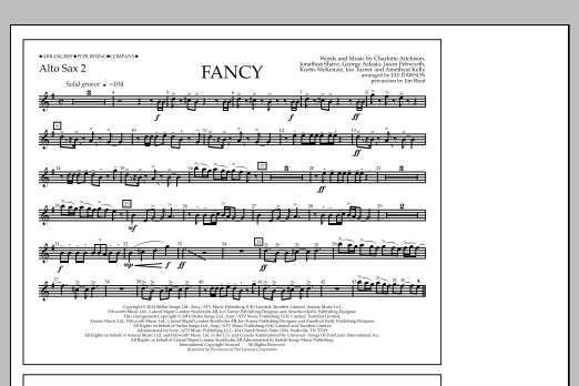 Download Jay Dawson Fancy - Alto Sax 2 Sheet Music