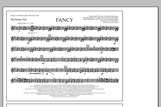 Download Jay Dawson Fancy - Baritone Sax Sheet Music