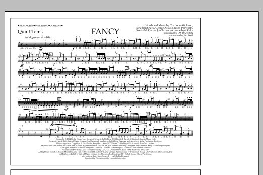 Download Jay Dawson Fancy - Quint-Toms Sheet Music
