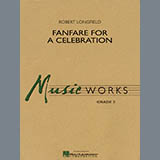 Download or print Fanfare For A Celebration - Flute Sheet Music Printable PDF 2-page score for Festival / arranged Concert Band SKU: 299540.