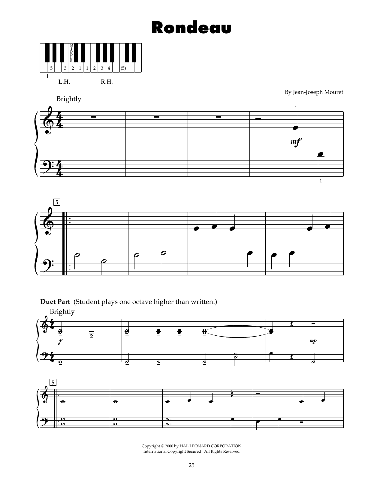 Download Jean-Joseph Mouret Fanfare Rondeau (arr. Carol Klose) Sheet Music
