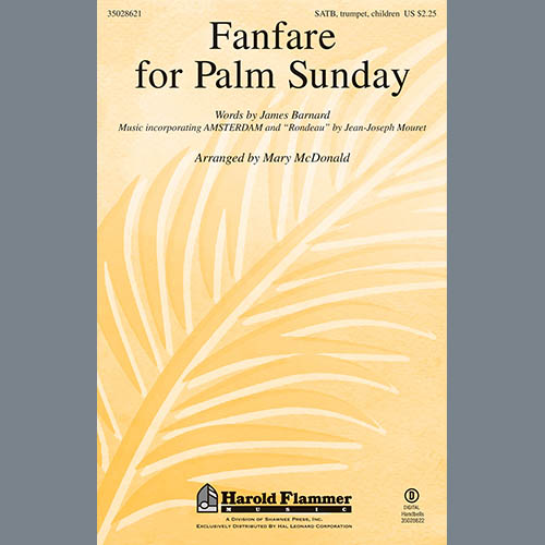 Download Mary McDonald Fanfare For Palm Sunday Sheet Music and Printable PDF Score for Handbells