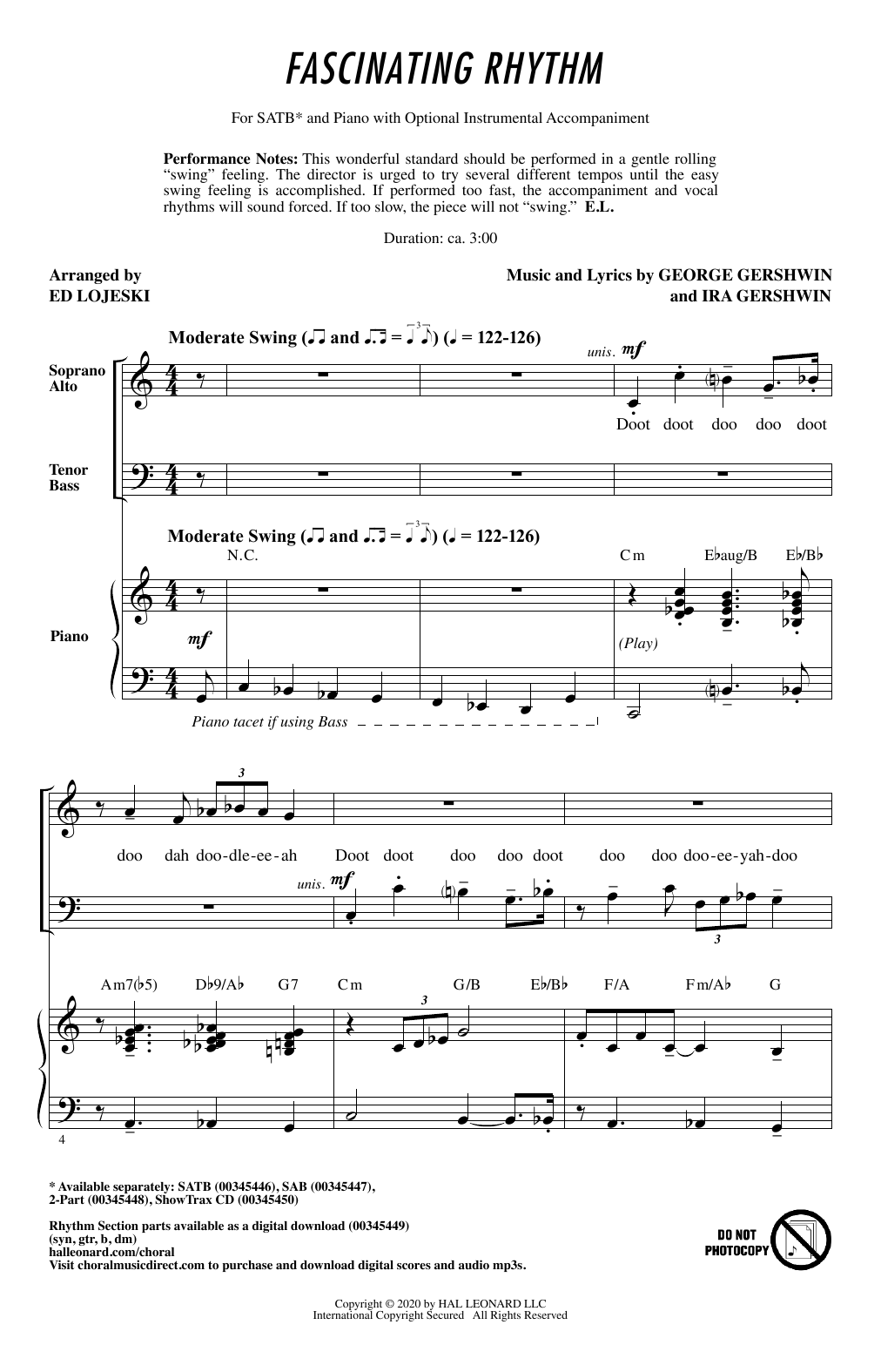 Download George Gershwin & Ira Gershwin Fascinating Rhythm (from Lady Be Good) Sheet Music