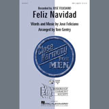 Download or print Feliz Navidad (arr. Tom Gentry, David Briner) Sheet Music Printable PDF 6-page score for Barbershop / arranged TTBB Choir SKU: 407053.