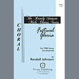 Download or print Festival Gloria Sheet Music Printable PDF 15-page score for Sacred / arranged TTBB Choir SKU: 424185.