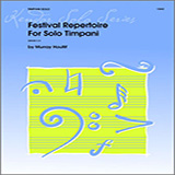 Murray Houllif Festival Repertoire For Timpani Sheet Music and Printable PDF Score | SKU 124914