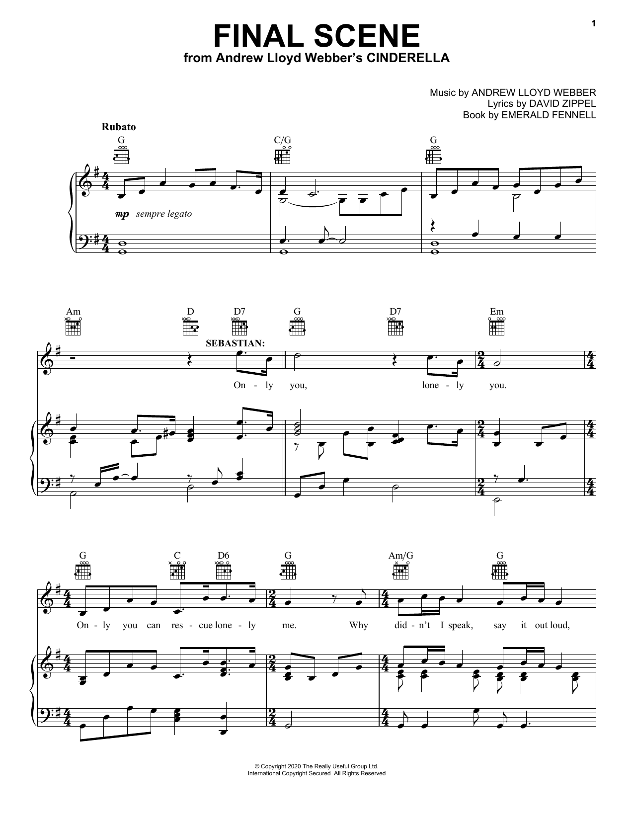 Download Andrew Lloyd Webber Final Scene (from Andrew Lloyd Webber's Sheet Music