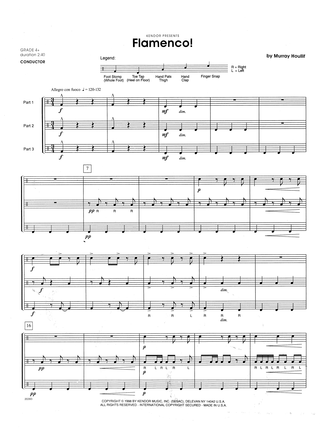 Download Murray Houllif Flamenco! - Full Score Sheet Music