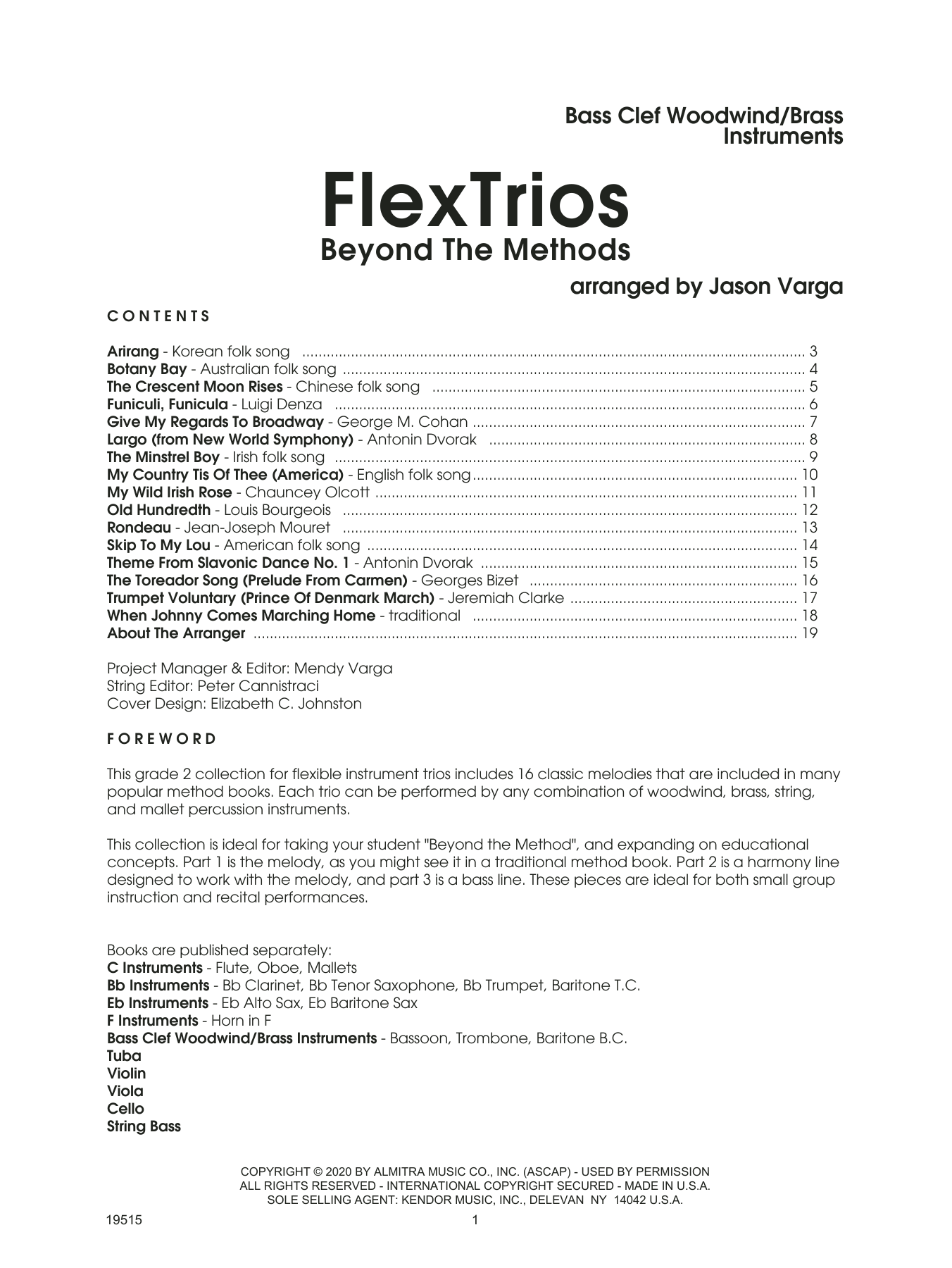 Download Jason Varga Flextrios - Beyond The Methods (16 Piec Sheet Music