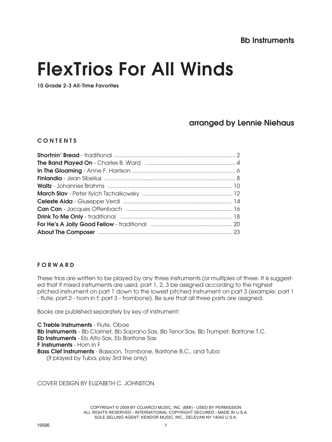 Download Lennie Niehaus FlexTrios For All Winds (Bb Instruments Sheet Music