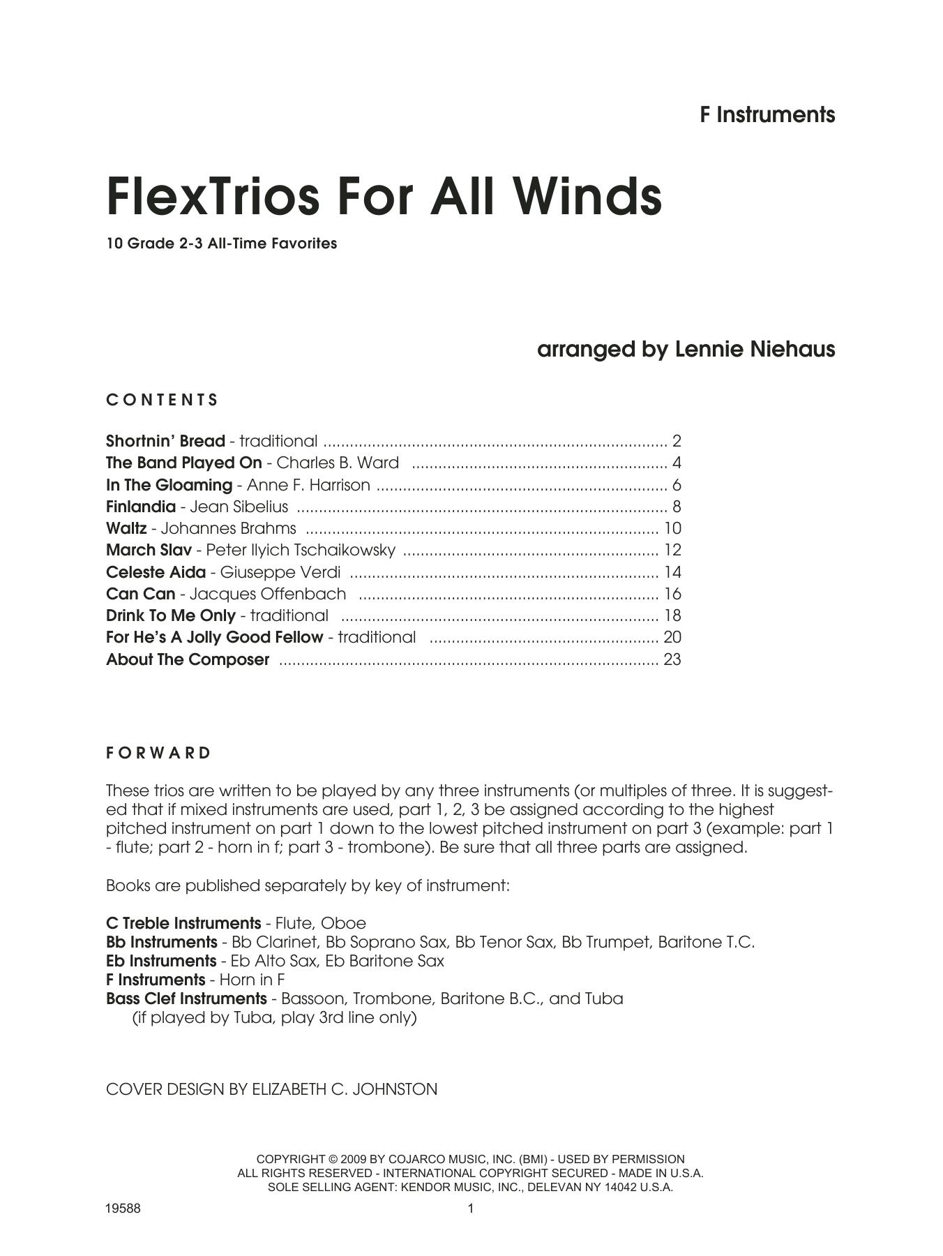 Download Lennie Niehaus FlexTrios For All Winds (F Instruments) Sheet Music