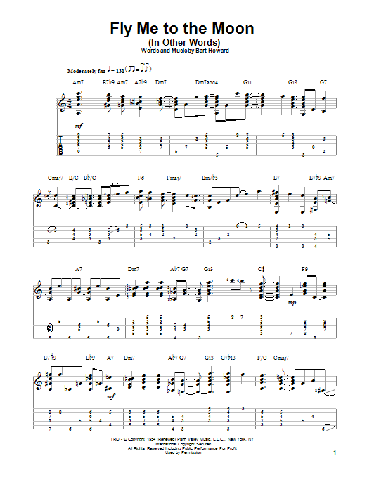 Download Jake Reichbart Fly Me To The Moon (In Other Words) Sheet Music