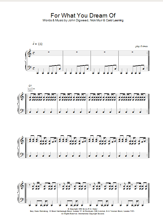 Download Bedrock For What You Dream Of Sheet Music