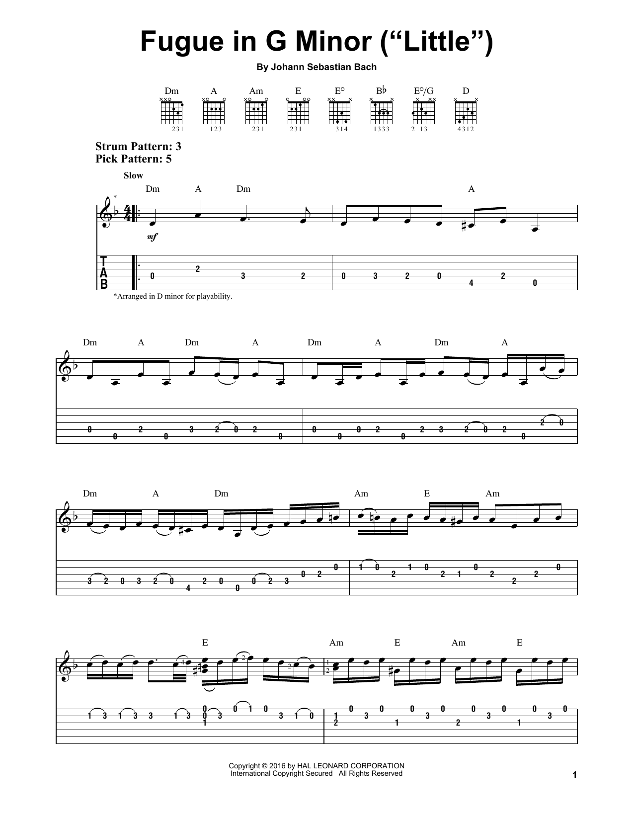 Download Johann Sebastian Bach Fugue In G Minor (Little) Sheet Music