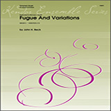 Download or print Fugue And Variations Sheet Music Printable PDF 3-page score for Concert / arranged Percussion Ensemble SKU: 124976.