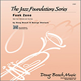 Download or print Funk Zone - 1st Bb Trumpet Sheet Music Printable PDF 2-page score for Funk / arranged Jazz Ensemble SKU: 368140.