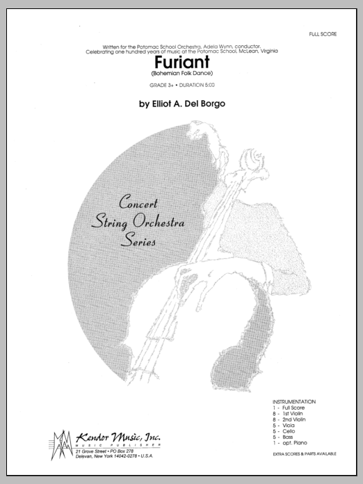 Download Del Borgo Furiant (Bohemian Folk Dance) - Full Sc Sheet Music