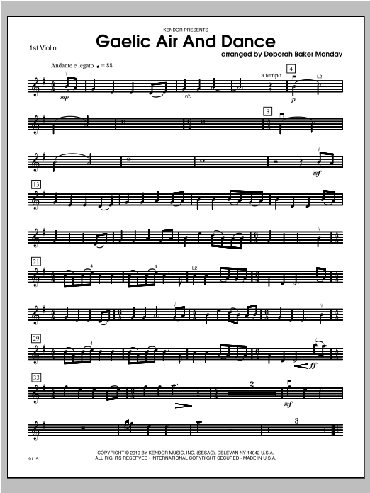 Download Monday Gaelic Air And Dance (Parting Glass & C Sheet Music