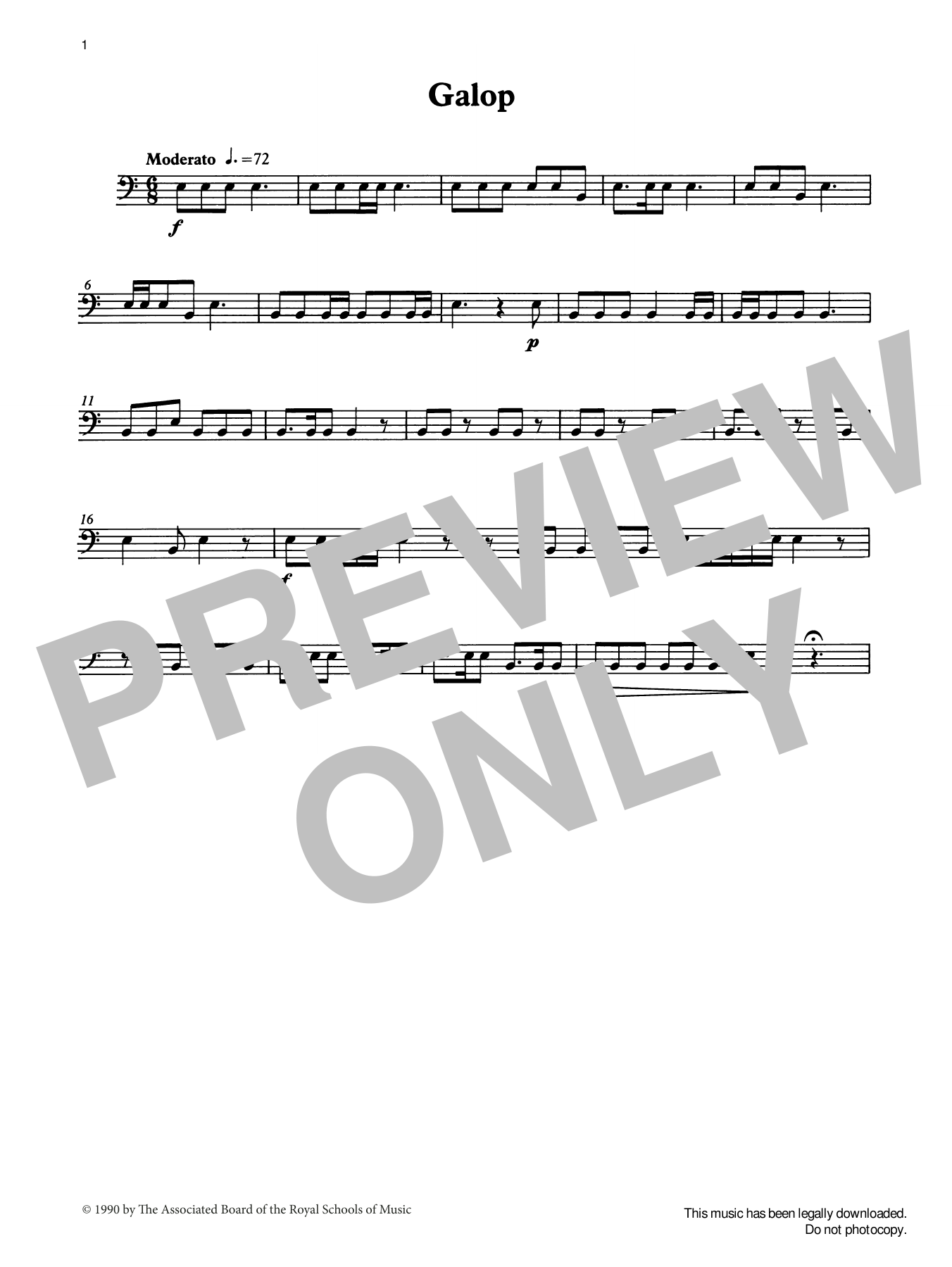 Download Ian Wright Galop from Graded Music for Timpani, Bo Sheet Music