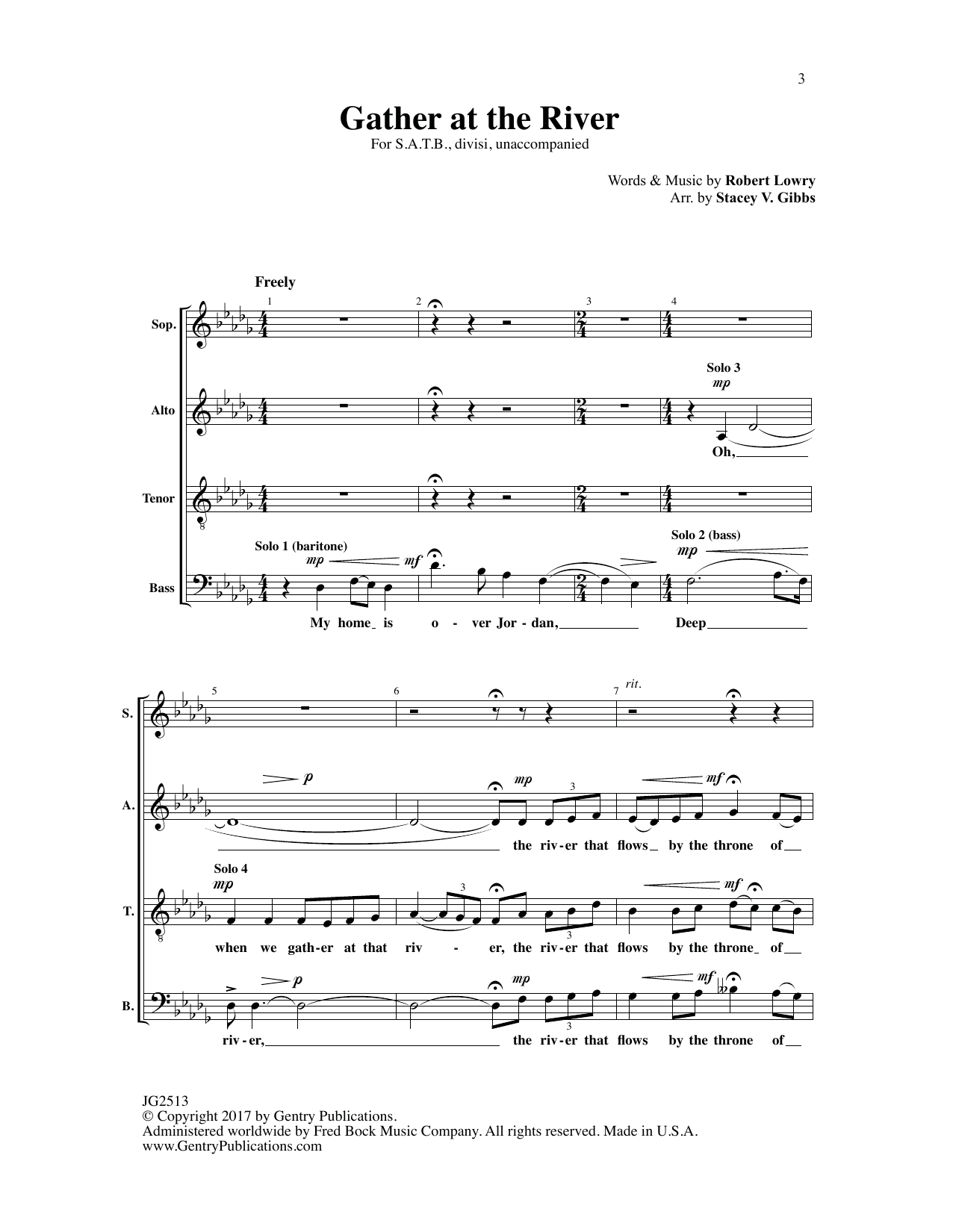 Download Robert Lowry Gather at the River Sheet Music
