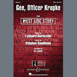 Download or print Gee, Officer Krupke (from West Side Story) (arr. Ed Lojeski) Sheet Music Printable PDF 15-page score for Broadway / arranged TTBB Choir SKU: 535951.