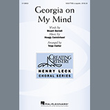 Download or print Georgia On My Mind (arr. Tripp Carter) Sheet Music Printable PDF 11-page score for Standards / arranged SSAATTBB Choir SKU: 1229875.