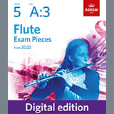 Download or print Gigue (No. 3 from Trois petites pièces) (Grade 5 List A3 from the ABRSM Flute syllabus from 2022) Sheet Music Printable PDF 6-page score for Classical / arranged Flute Solo SKU: 494115.