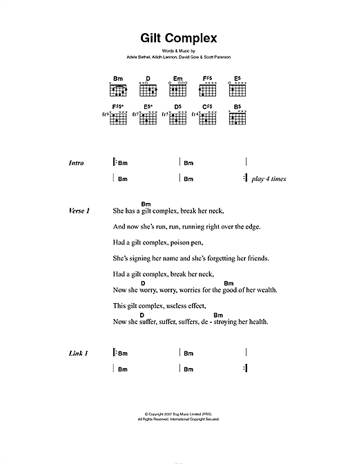 Download Sons And Daughters Gilt Complex Sheet Music
