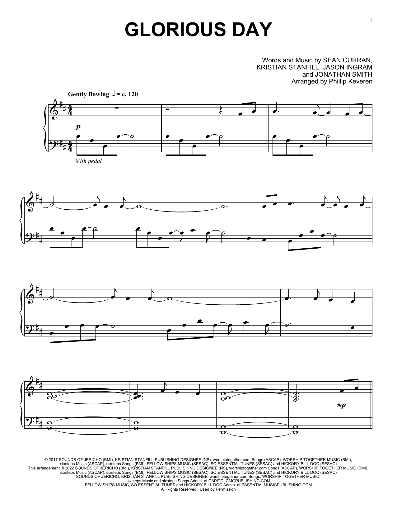 Download Passion Glorious Day (arr. Phillip Keveren) Sheet Music