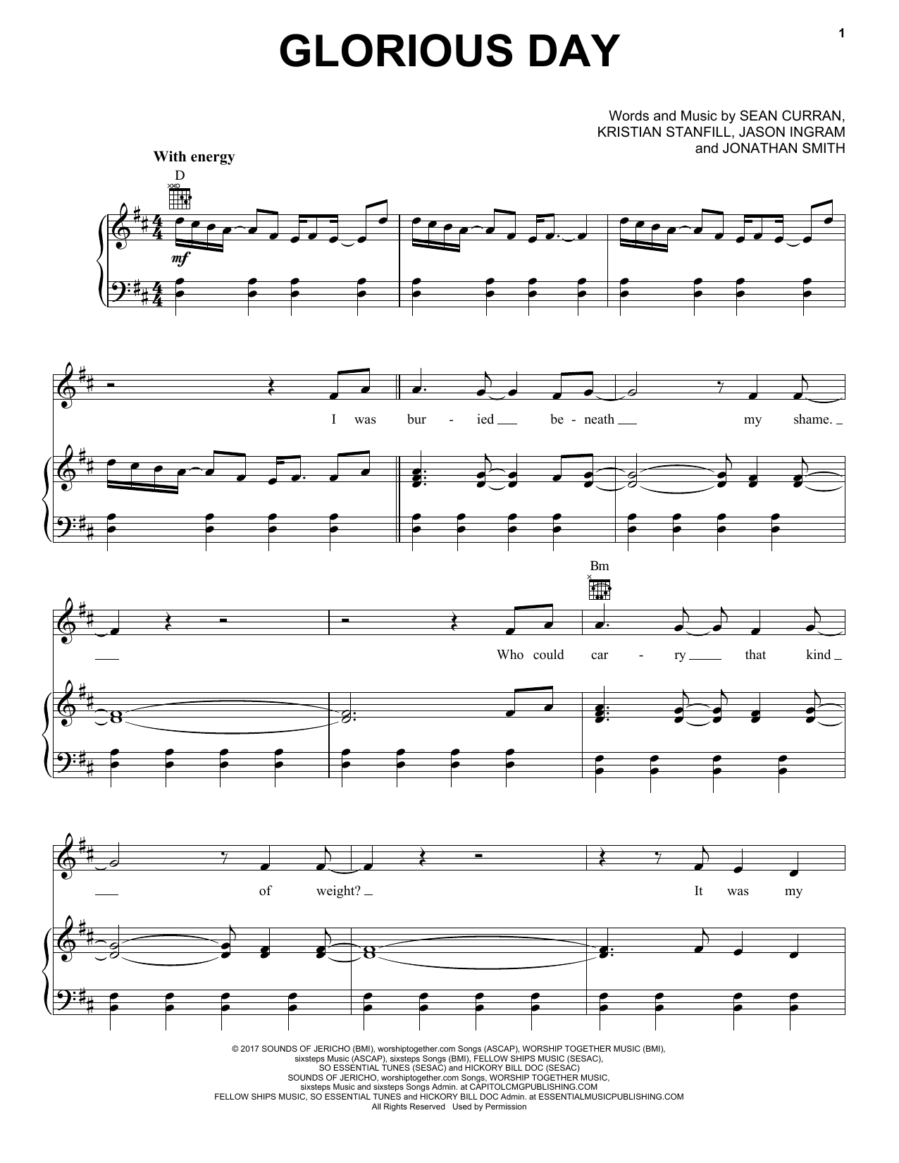 Download Passion Glorious Day Sheet Music