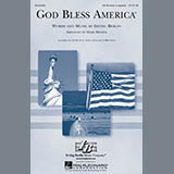 Download or print God Bless America (arr. Mark Brymer) Sheet Music Printable PDF 4-page score for Inspirational / arranged SATB Choir SKU: 82335.