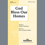 Download or print God Bless Our Homes Sheet Music Printable PDF 5-page score for Concert / arranged SATB Choir SKU: 284351.