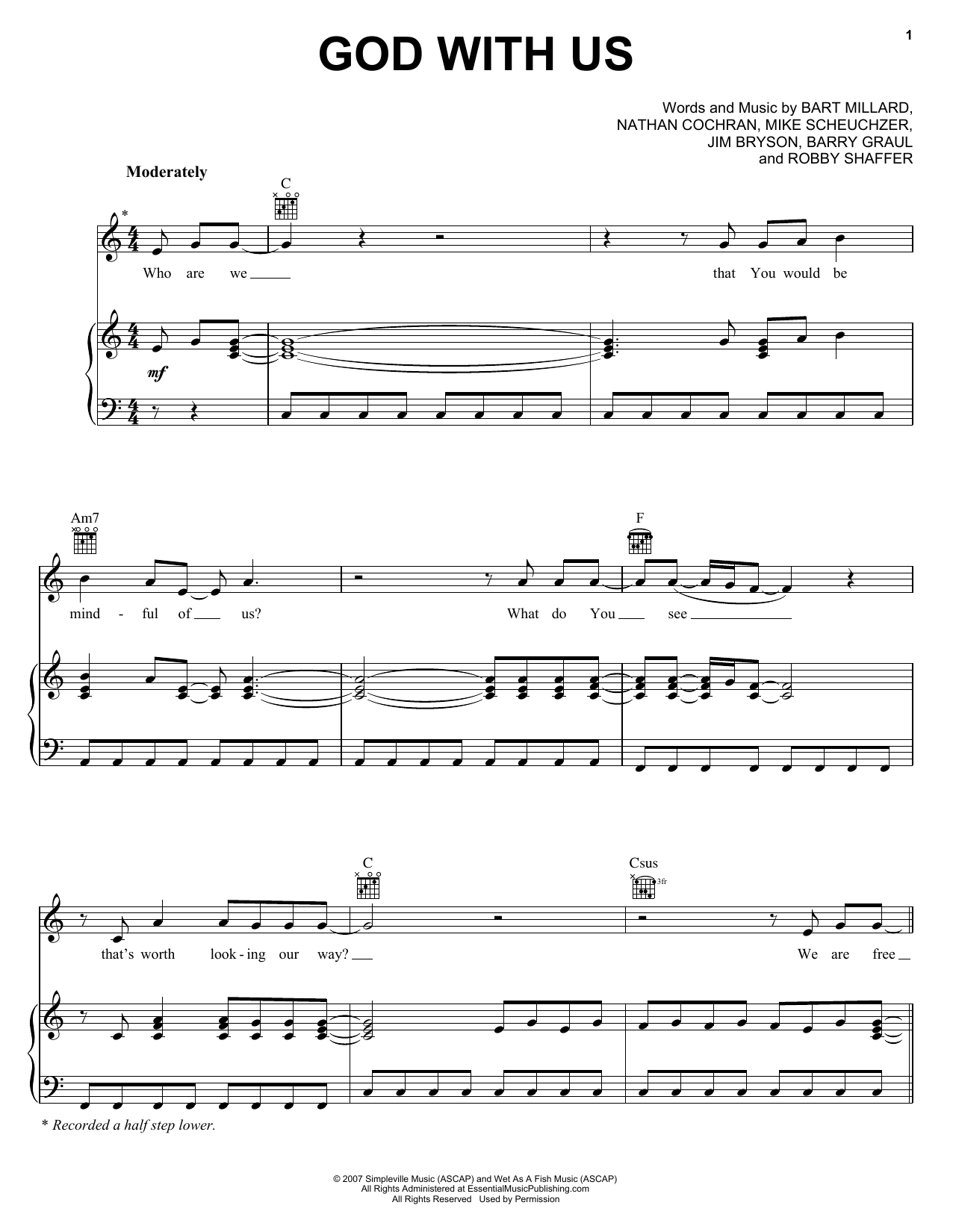 Download Jim Bryson God With Us Sheet Music