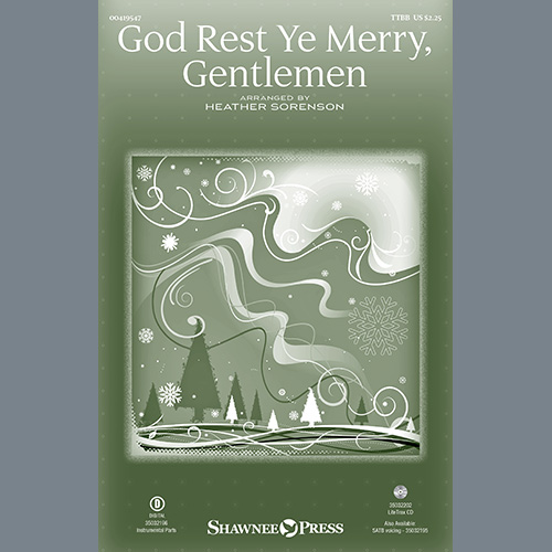 Download Traditional English Carol God Rest Ye Merry, Gentlemen (arr. Heather Sorenson) Sheet Music and Printable PDF Score for TTBB Choir