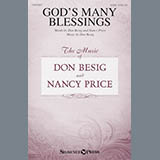 Download or print God's Many Blessings Sheet Music Printable PDF 11-page score for Sacred / arranged SATB Choir SKU: 186564.