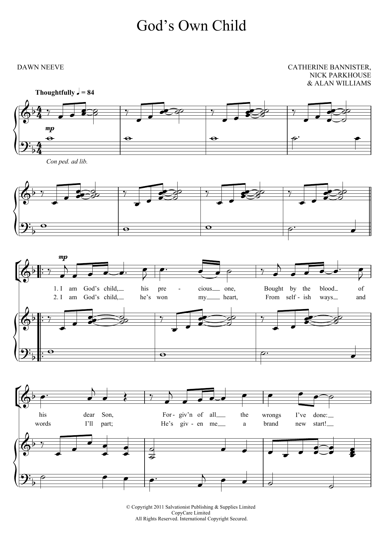 Download The Salvation Army God's Own Child Sheet Music